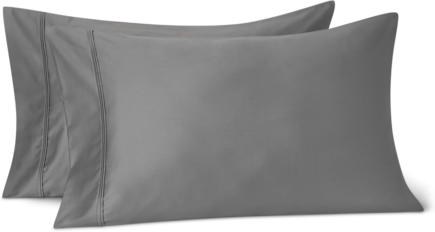 Amazon Basics Taie d'oreiller Deluxe 50 x 80 cm