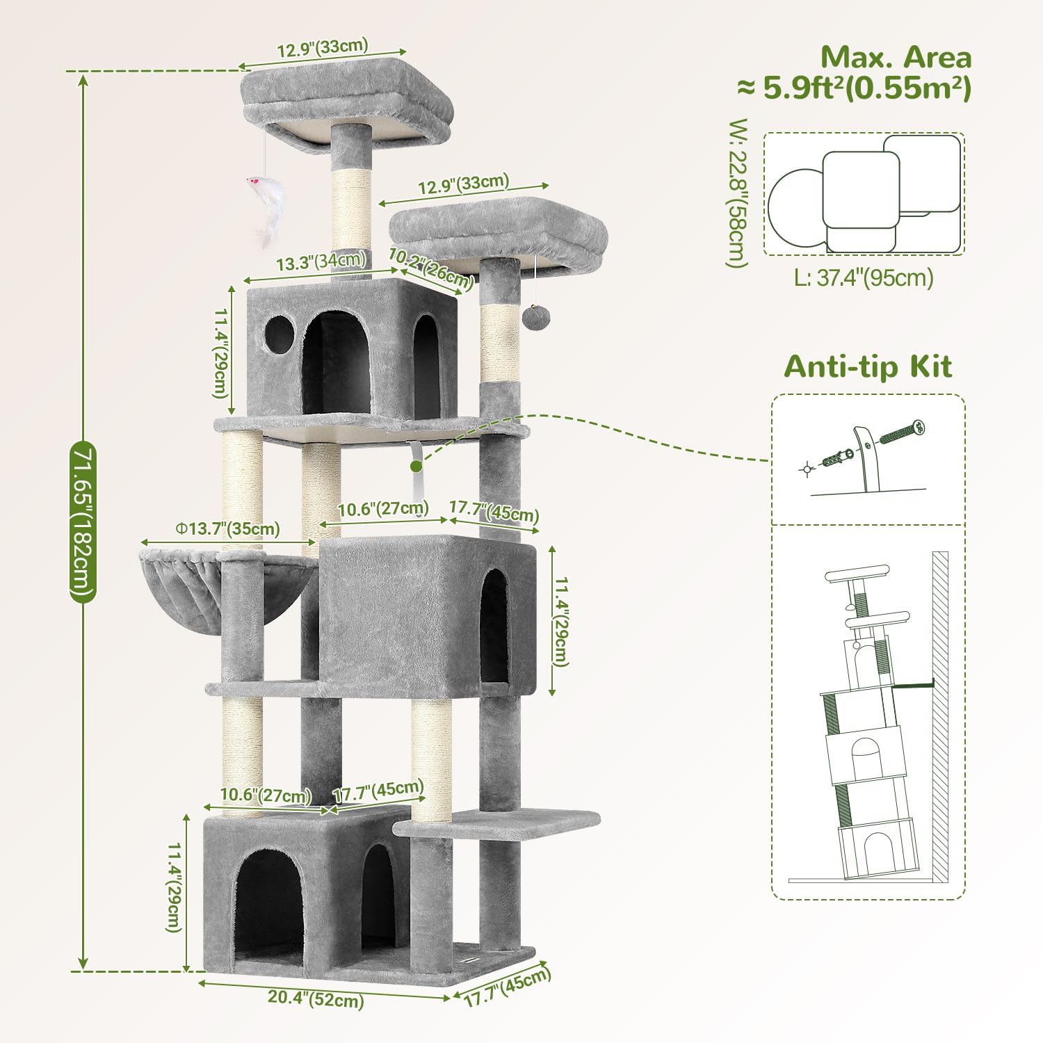 Detalle de Globlazer Cat Tree F71