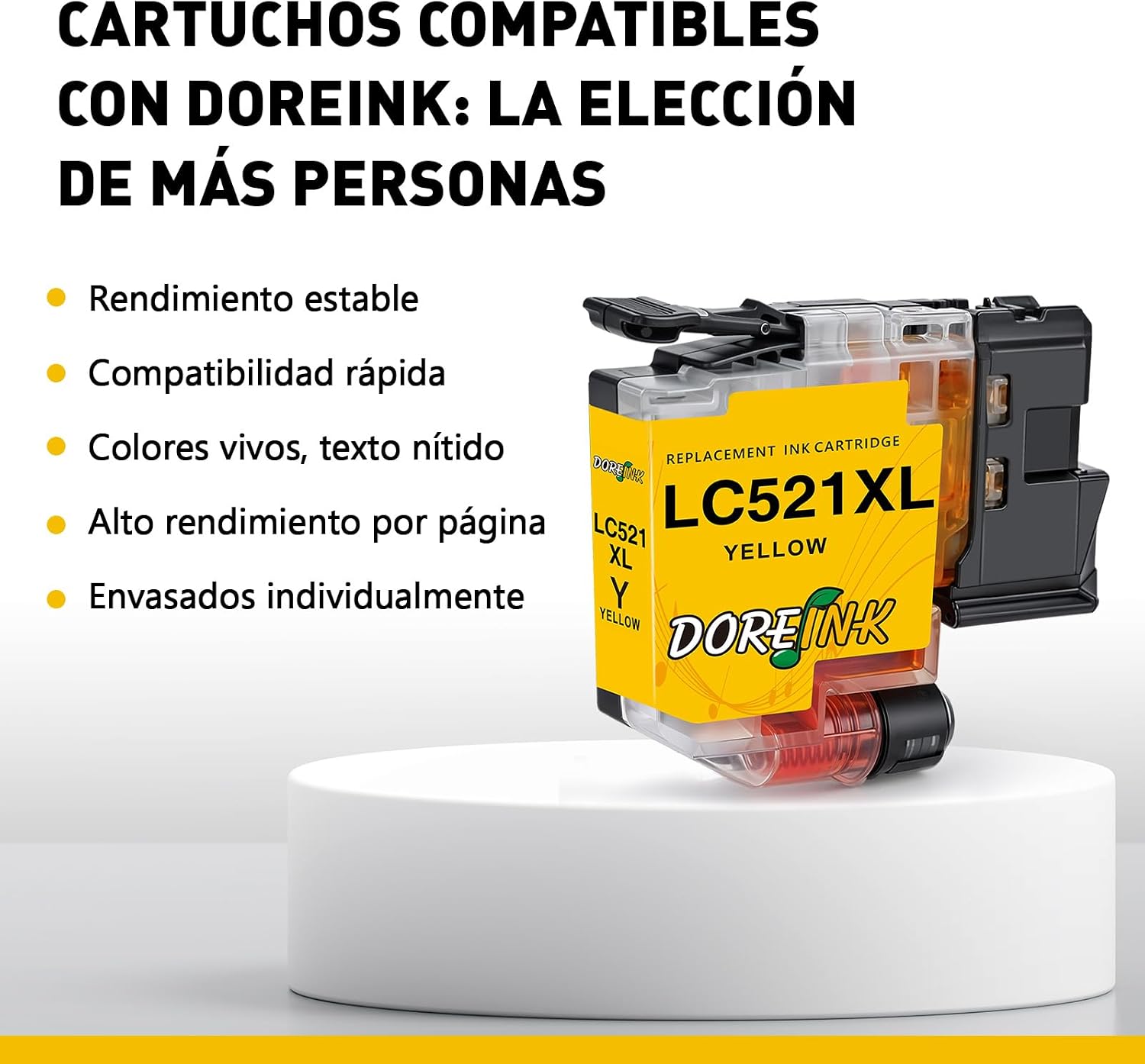 Detalle 2 de DOREINK LC521 Pack 4 cartuchos