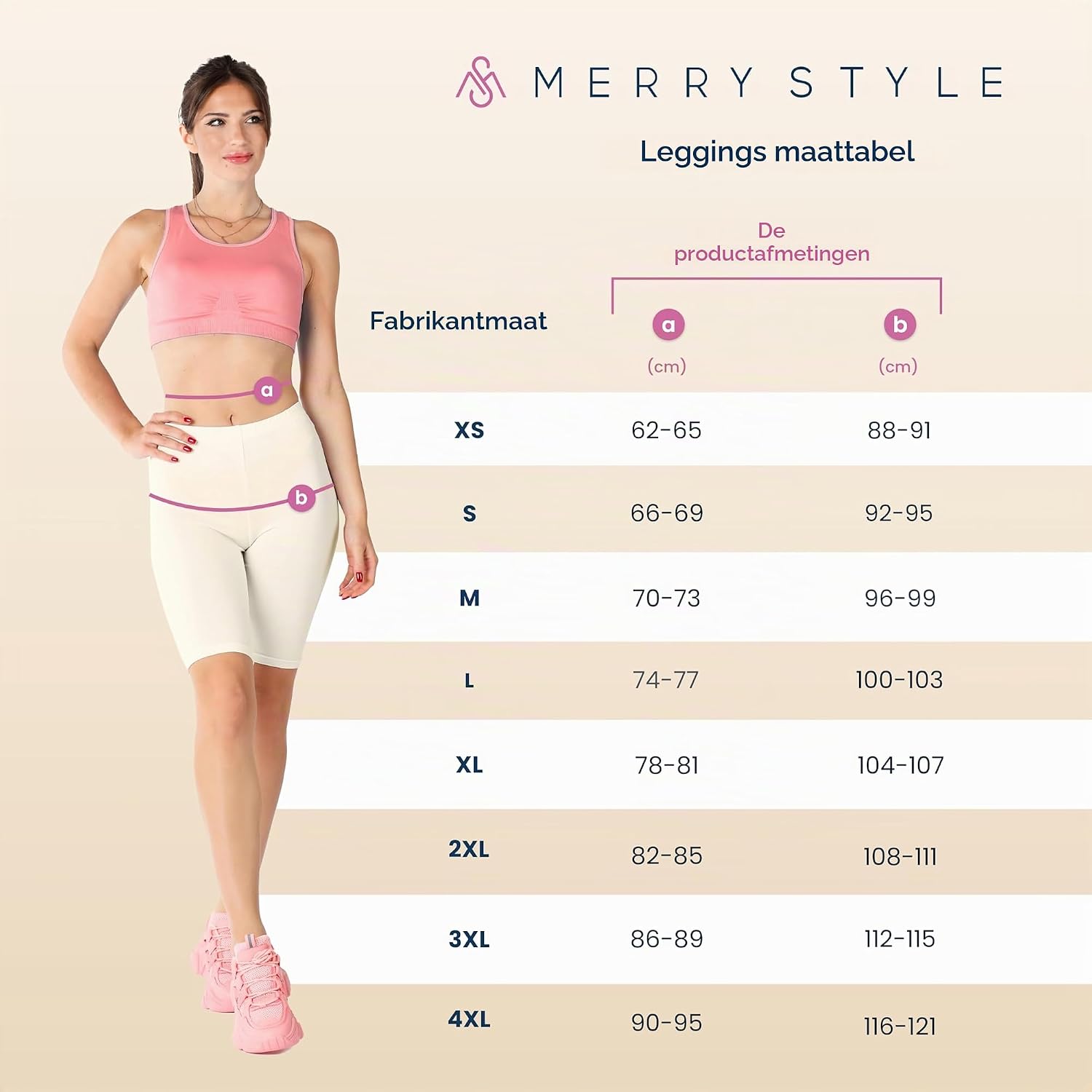 Thumbnail 6 de Merry Style MS10-200 korte dameslegging voor yoga, fitness en dagelijks gebruik