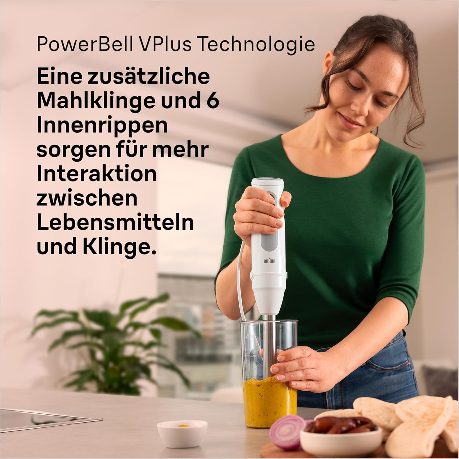 Detalle 2 de Braun MultiQuick 5 Stabmixer 1000 W 🥄