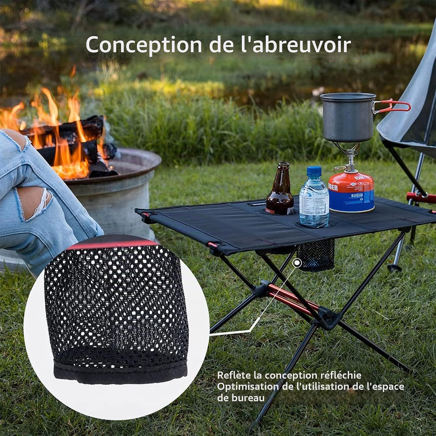 Thumbnail 6 de Naturehike NH20JJ020 klaptafel, aluminium frame en nylon tafelblad