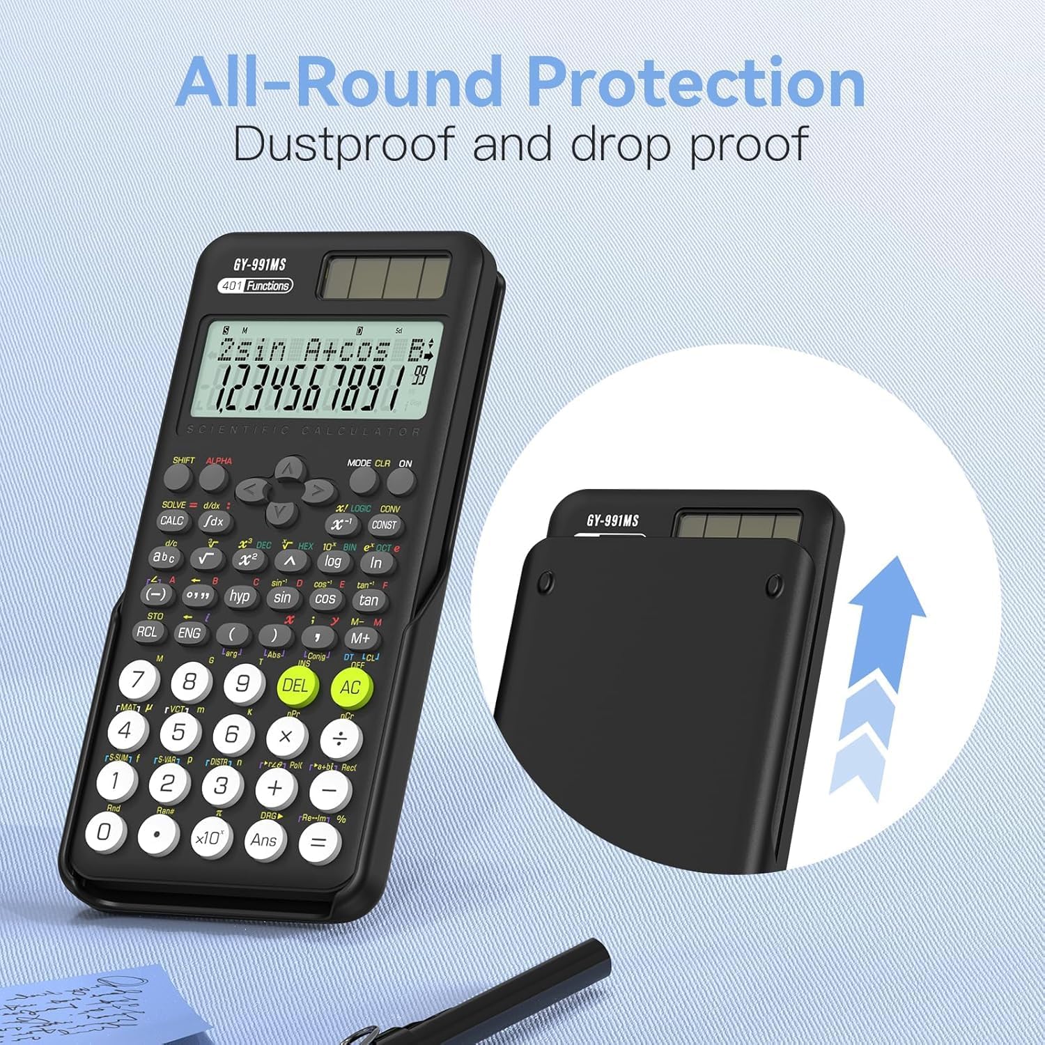 Detalle 2 de NEWYES 991MS-II School Scientific Calculator
