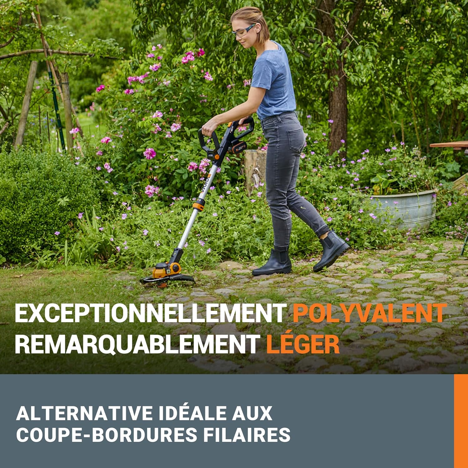 Thumbnail 2 de WORX WG163E.9 Coupe-Bordures 2 en 1 sans Fil 20V — polyvalent et compact
