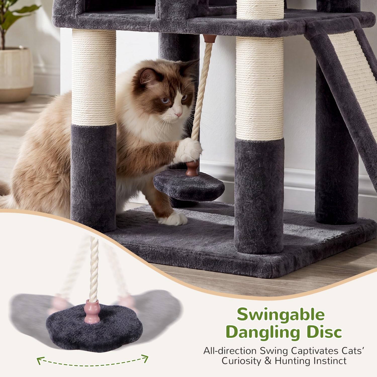 Detalle 2 de Globlazer Cat Tree, 75-Inch