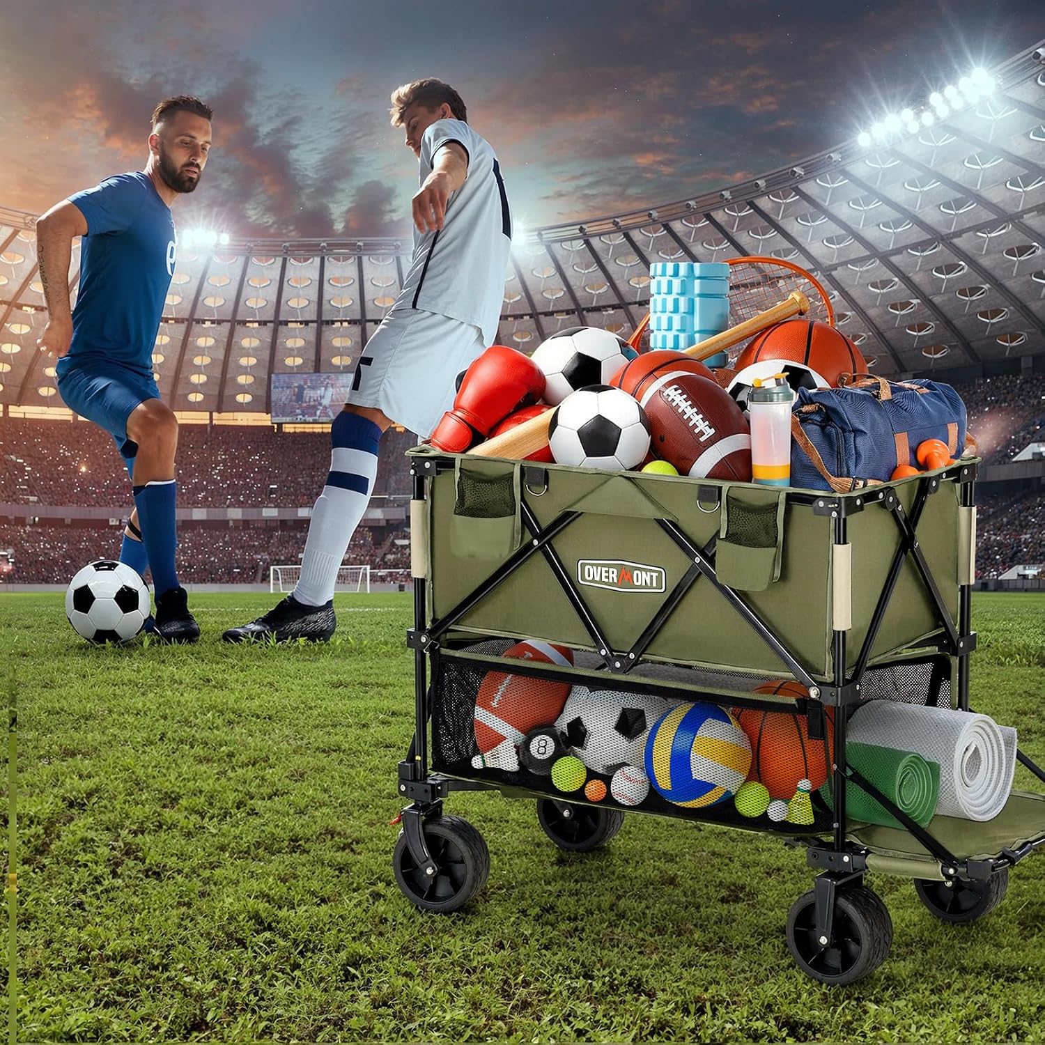 Thumbnail 6 de Overmont folding wagon 400L