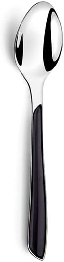 Detalle 2 de AMEFA Ménagère ECLAT Noir – 24 couverts pour 6 personnes (acier inox 18/0, finition brillante)