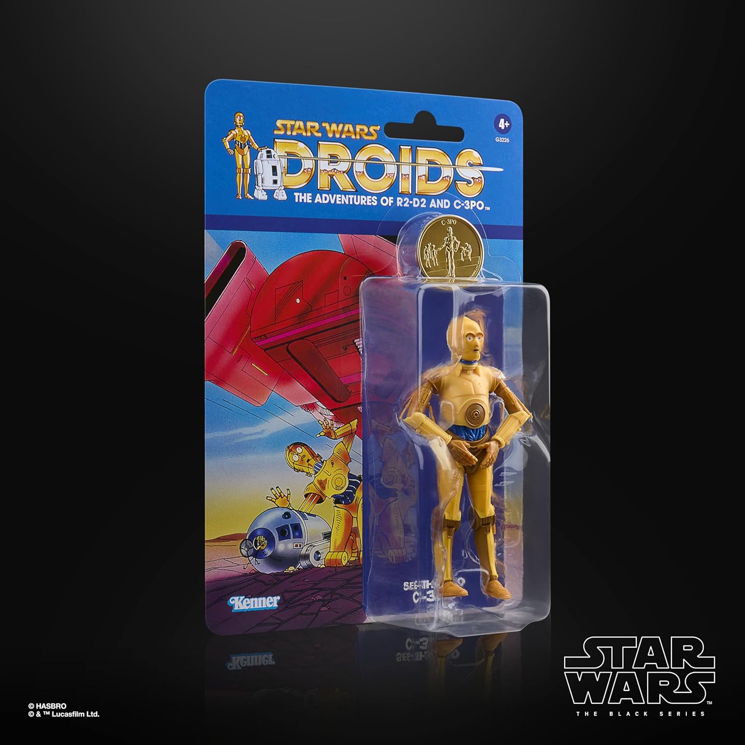 Thumbnail 6 de ハズブロ STAR WARS ブラックシリーズ G3226 C-3PO 15 cmアクションフィギュア、可動・コレクターズコイン付き