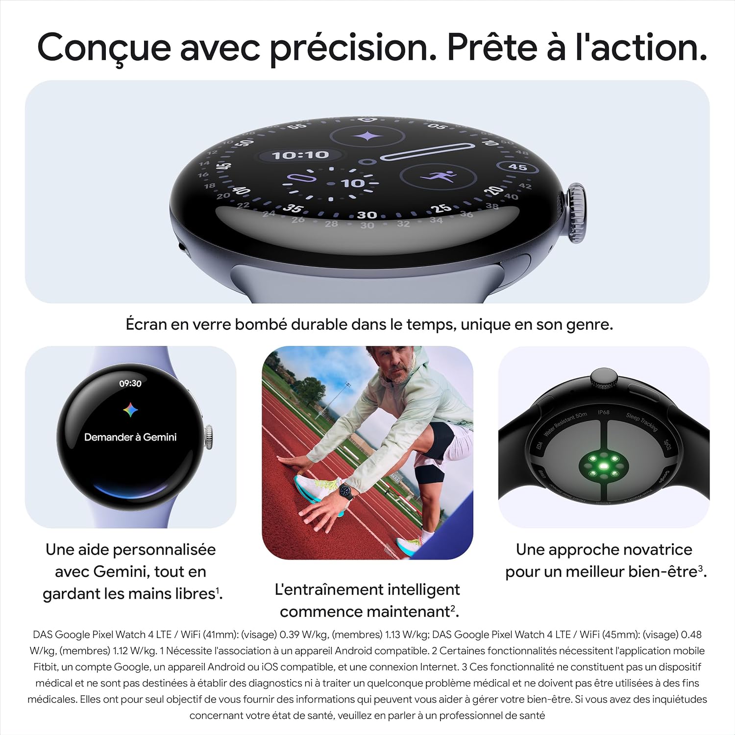 Thumbnail 4 de Google Pixel Watch 4 45 mm montre connectée