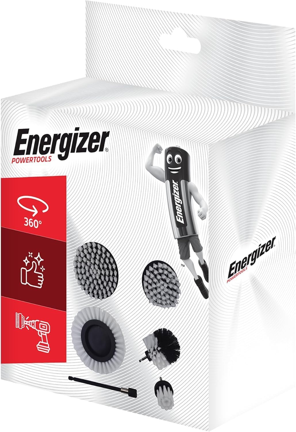 Thumbnail 6 de Energizer Set Brosse Nettoyage Perceuse 6PCS – Extension magnétique incluse
