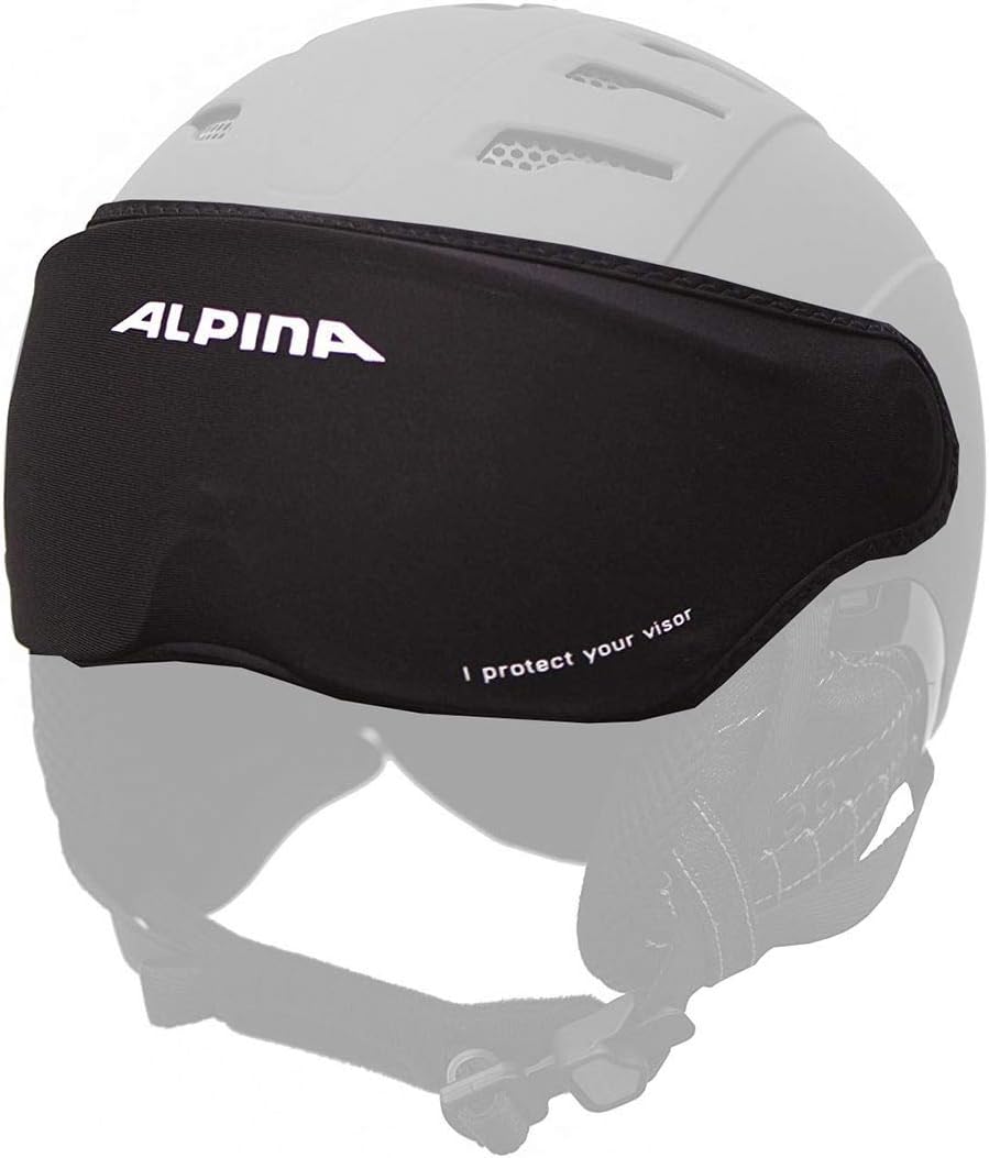 Detalle de ALPINA Visor Cover visirskydd för vuxna, svart, en storlek