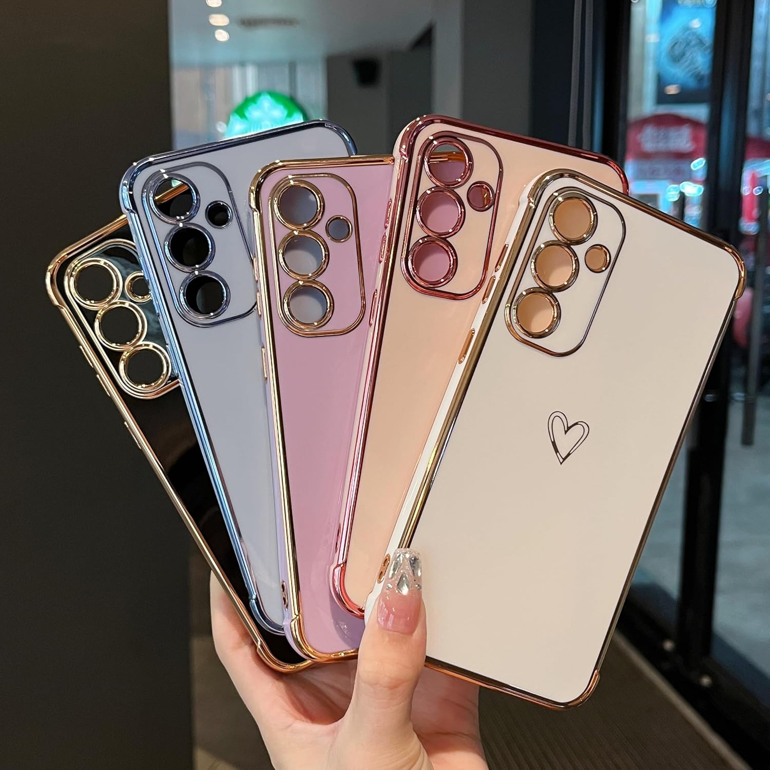 Detalle de Samsung Galaxy A55 5G Hülle mit Silikon