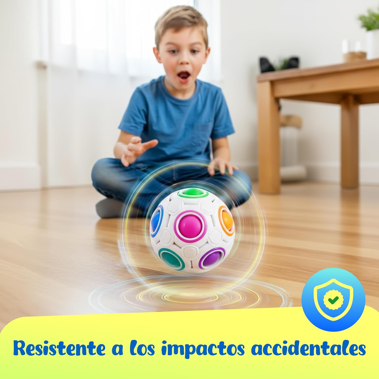 Thumbnail 5 de CUBIDI Bola Mágica Arcoíris 7 cm