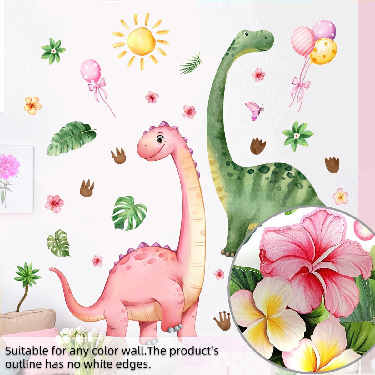 Thumbnail 5 de Dinosaur Wall Decals in Repositionable PVC