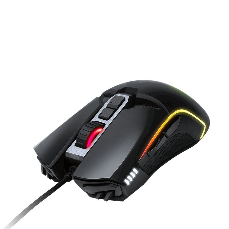 Detalle 2 de Gigabyte Aorus M5: ratón gaming con sensor de 16000 DPI y ajuste de peso para competición