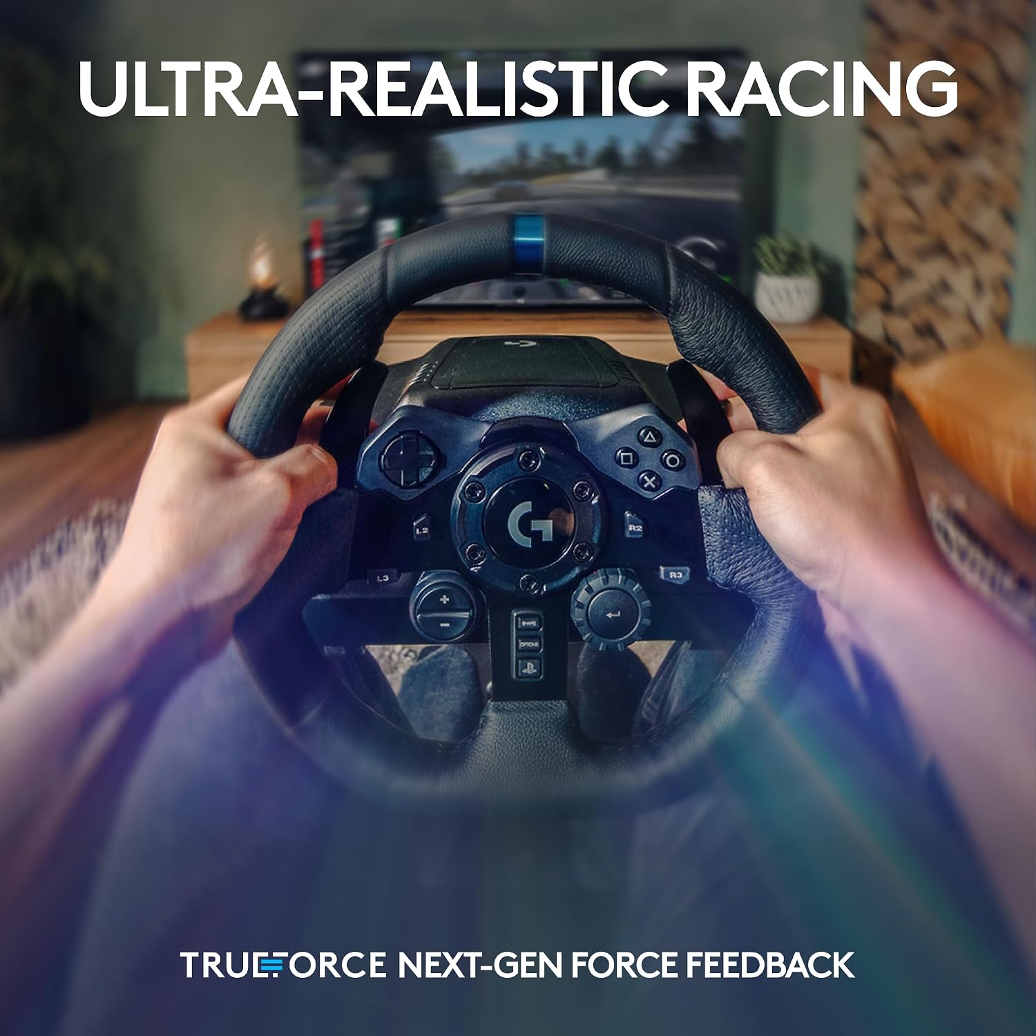 Detalle 2 de Logitech G923 Racing Wheel 1000 Hz TRUEFORCE