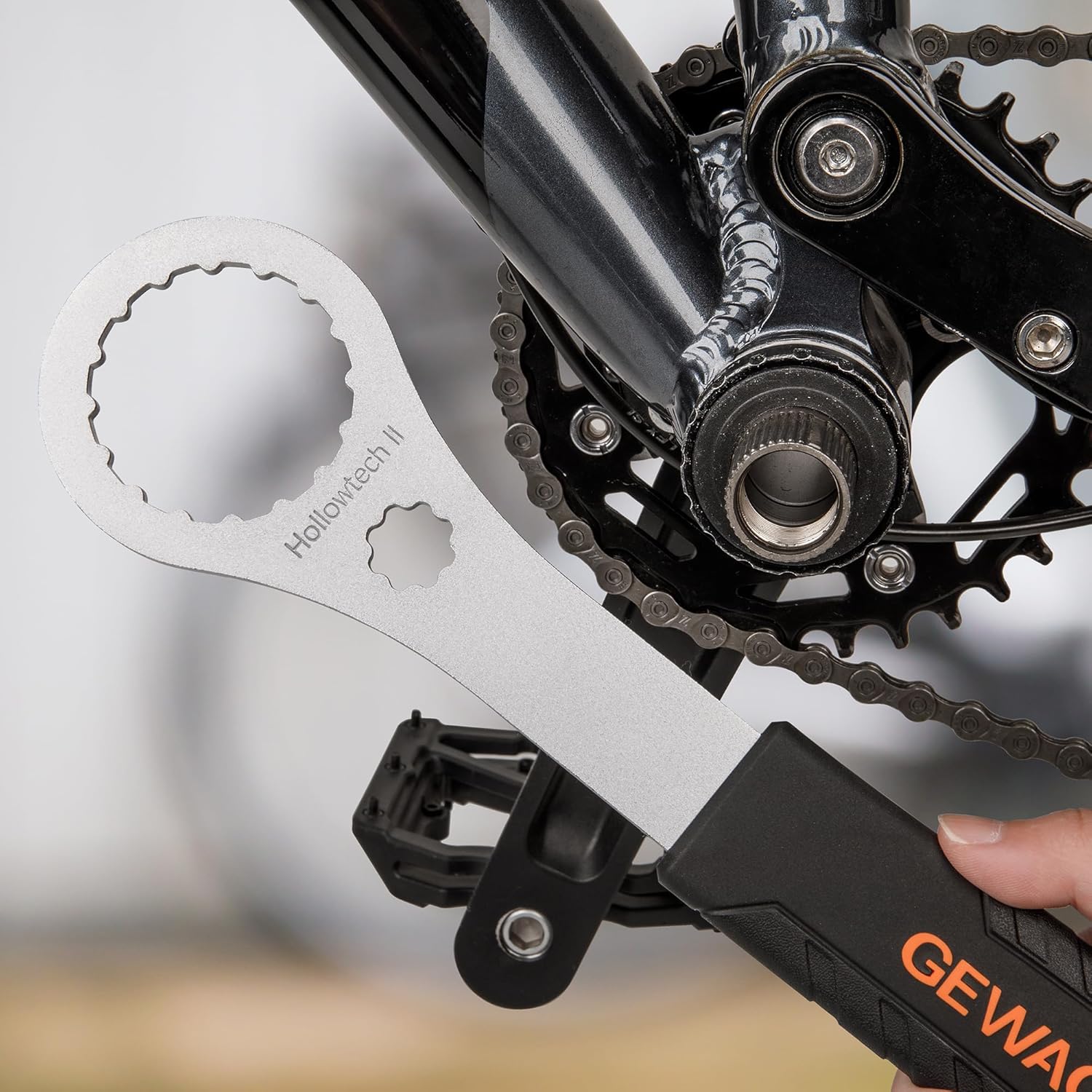 Thumbnail 6 de GEWAGE Fahrrad Centerlock Werkzeug – Tretlagerschlüssel kompatibel mit Shimano Hollowtech II, BB9000, BBR60 und mehr
