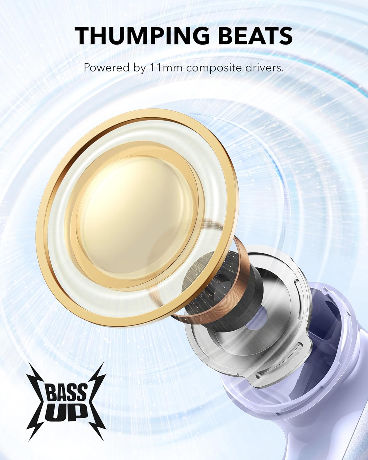 Thumbnail 5 de soundcore P40i by Anker Noise Cancelling Wireless Earbuds (Adaptive ANC, 60H battery, IPX5, wireless charging)