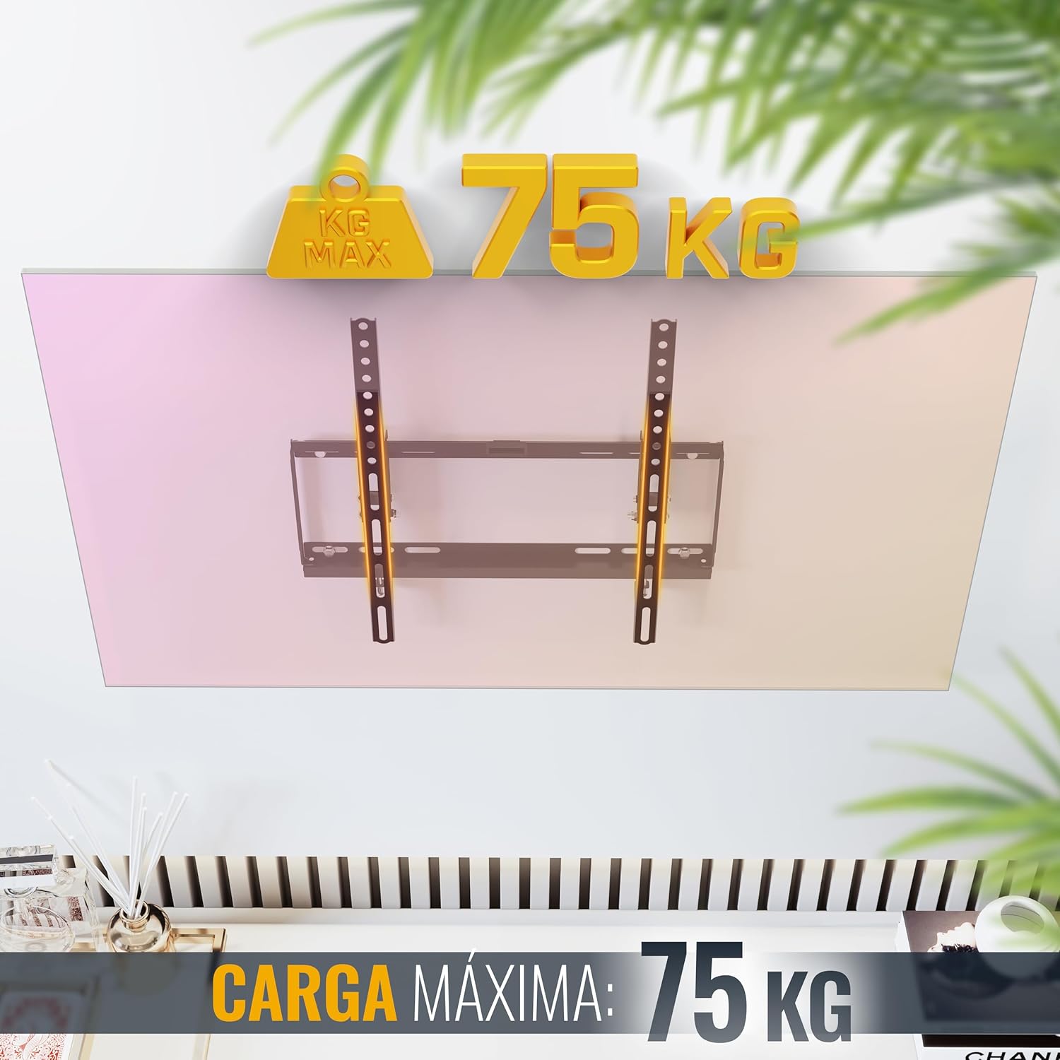 Thumbnail 4 de RICOO Soporte TV Pared Inclinable 32-65" 🖥️ Universal VESA