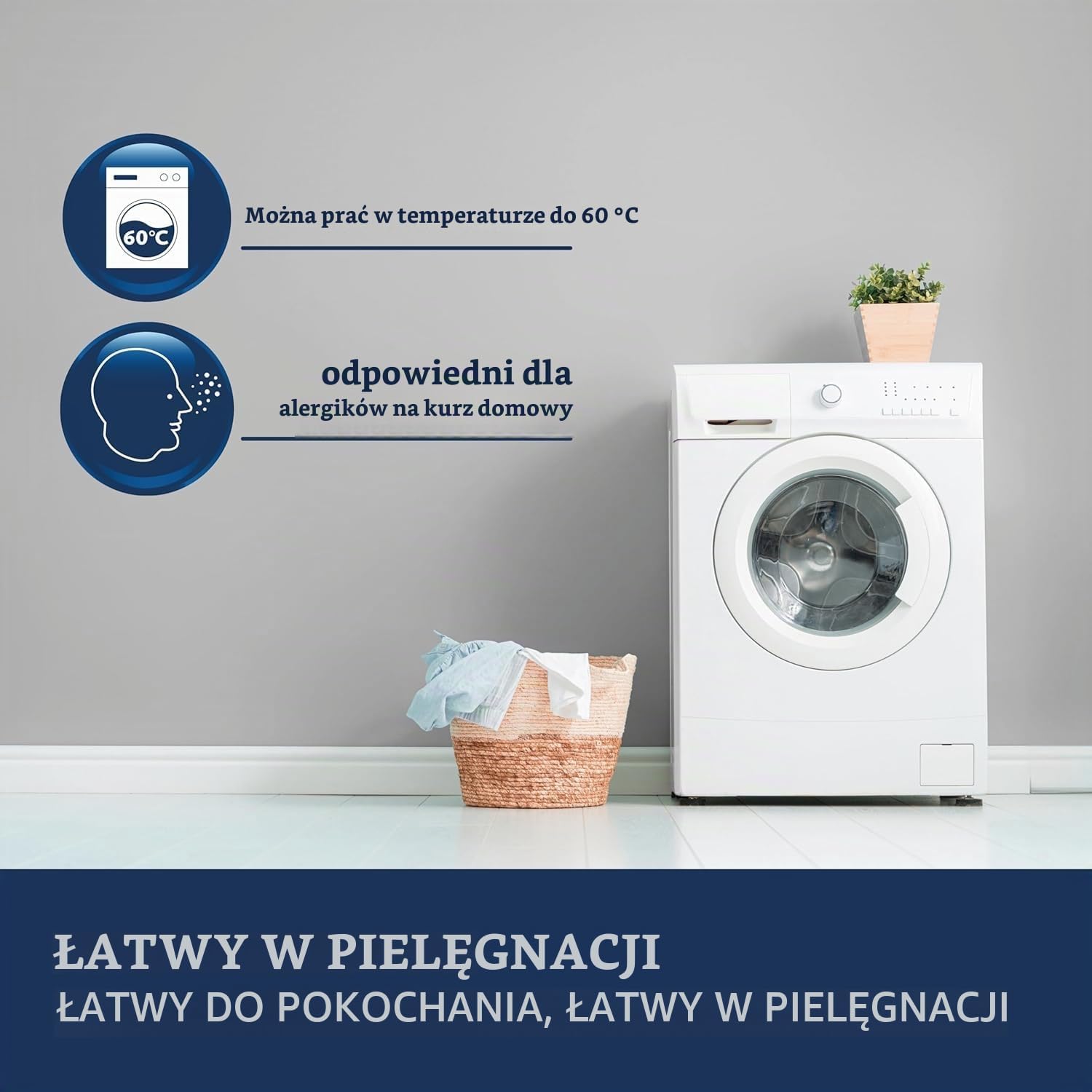 Detalle 1 de Billerbeck E04 Gold-Edition – kołdra puchowa 155 × 220 cm z bawełnianym poszyciem