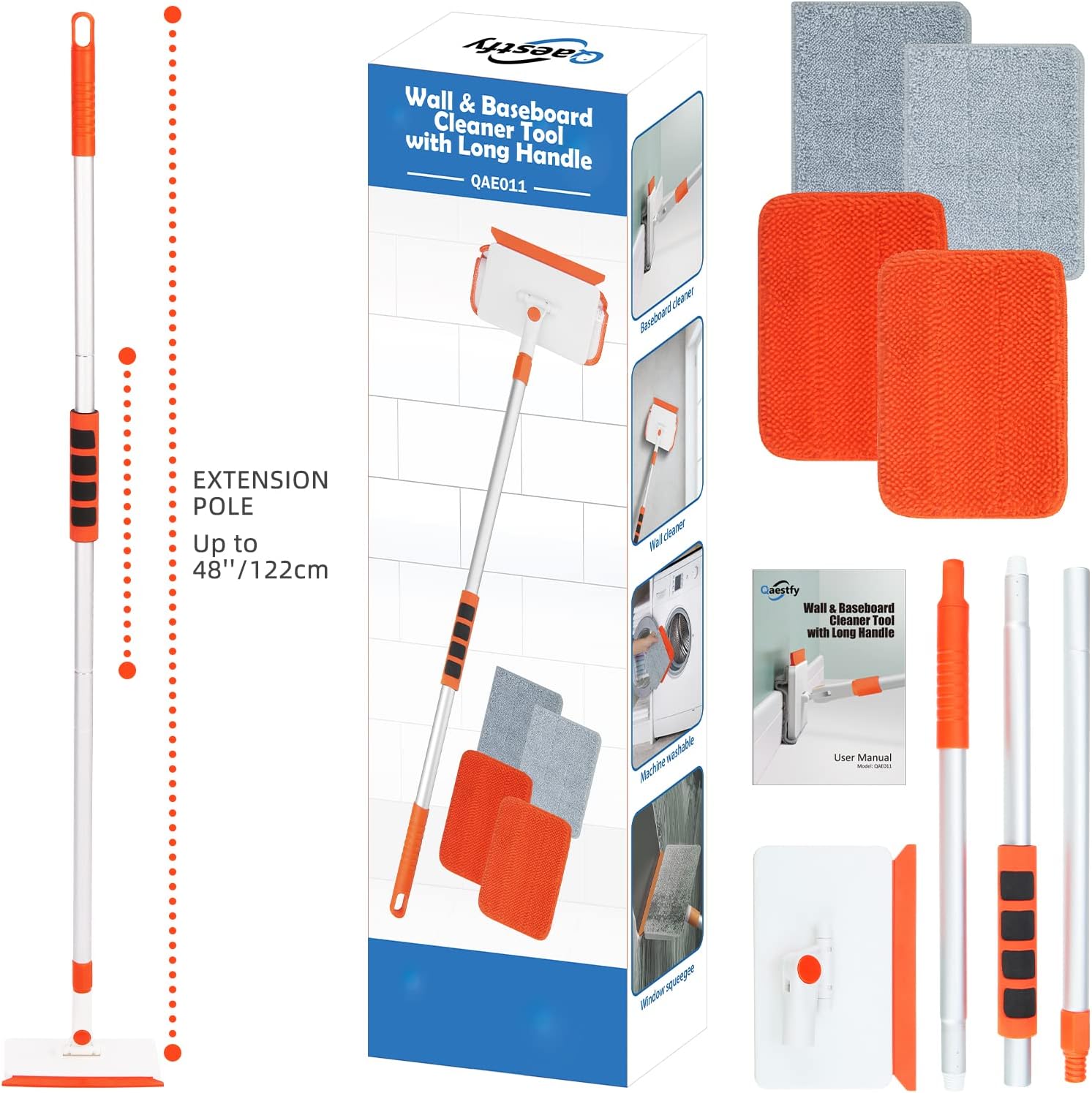 Thumbnail 4 de Qaestfy Wall & Skirting Board Cleaner Mop Tool