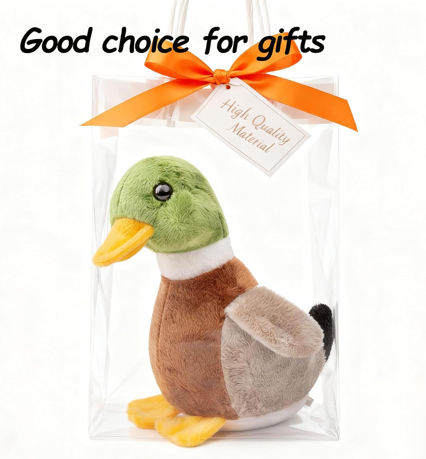 Detalle de RLOMUTE Cute Farm Toys – Mallard Duck Teddy Plush