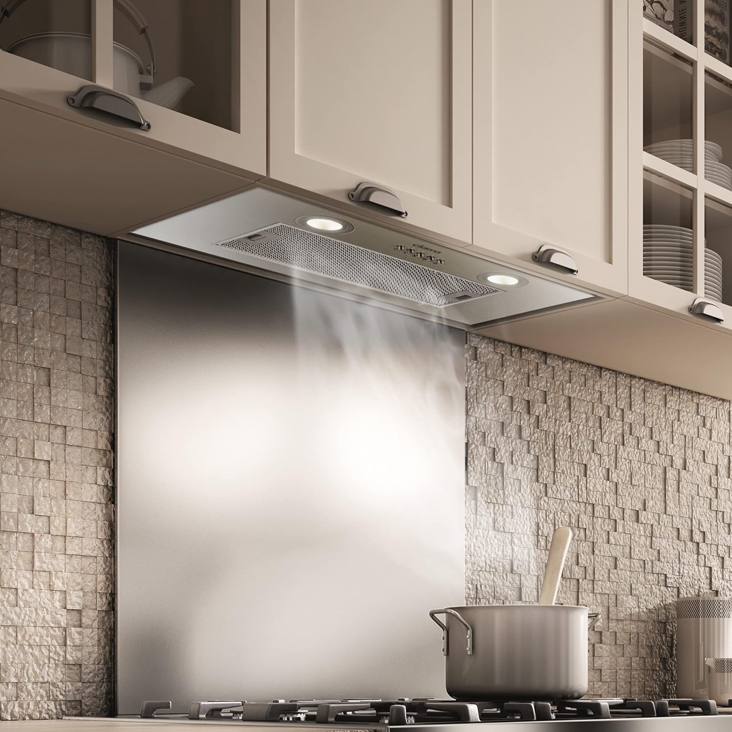 Detalle de CIARRA CBCS5913A onderbouwafzuigkap 52 cm, 300 m³/u, 3 standen