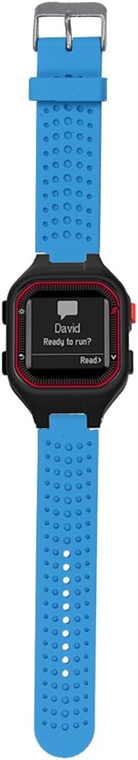 Detalle de LOKEKE Replacement Silicone Band for Garmin Forerunner 25 Large
