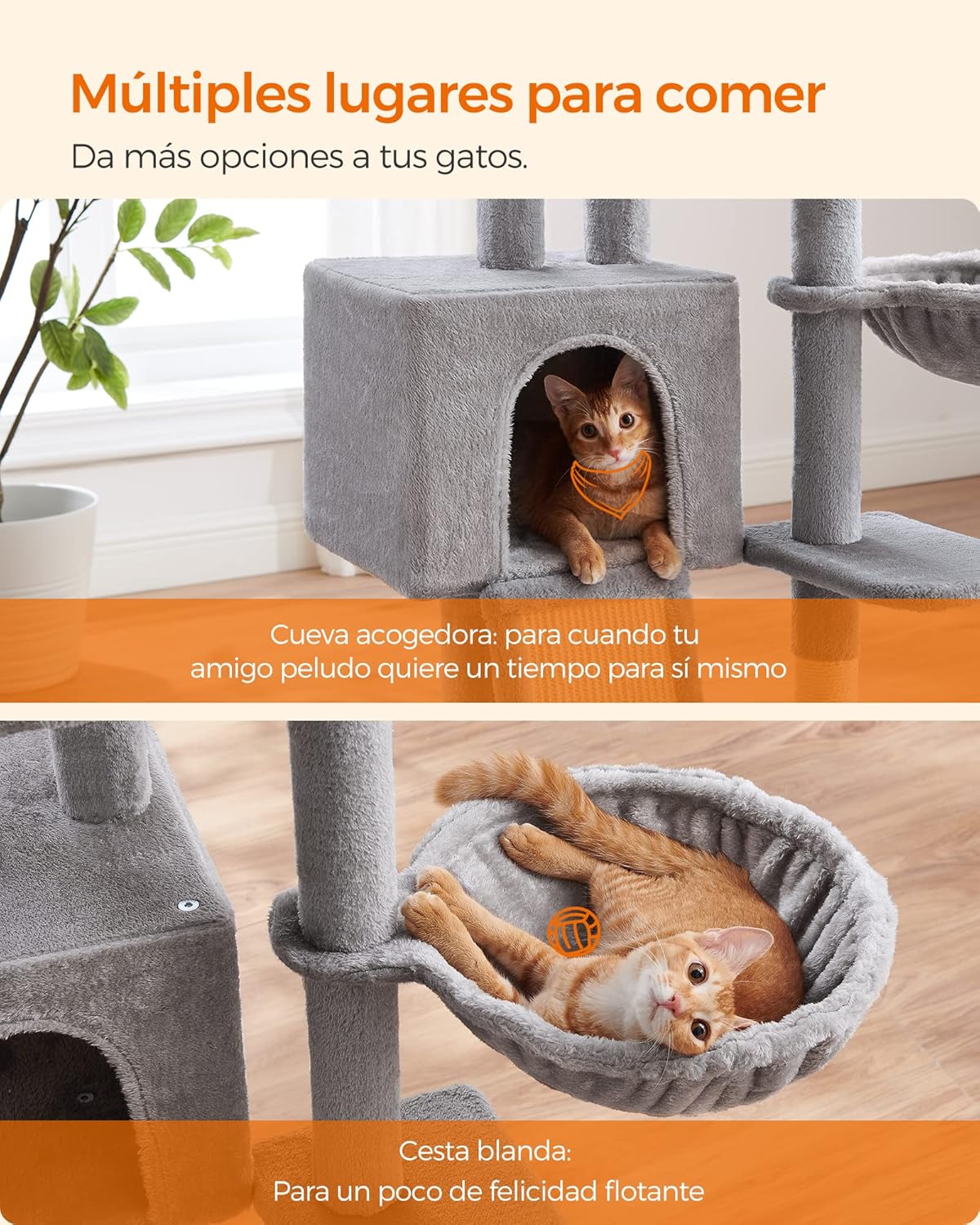 Thumbnail 6 de FEANDREA Árbol para Gatos Pequeños 135 cm