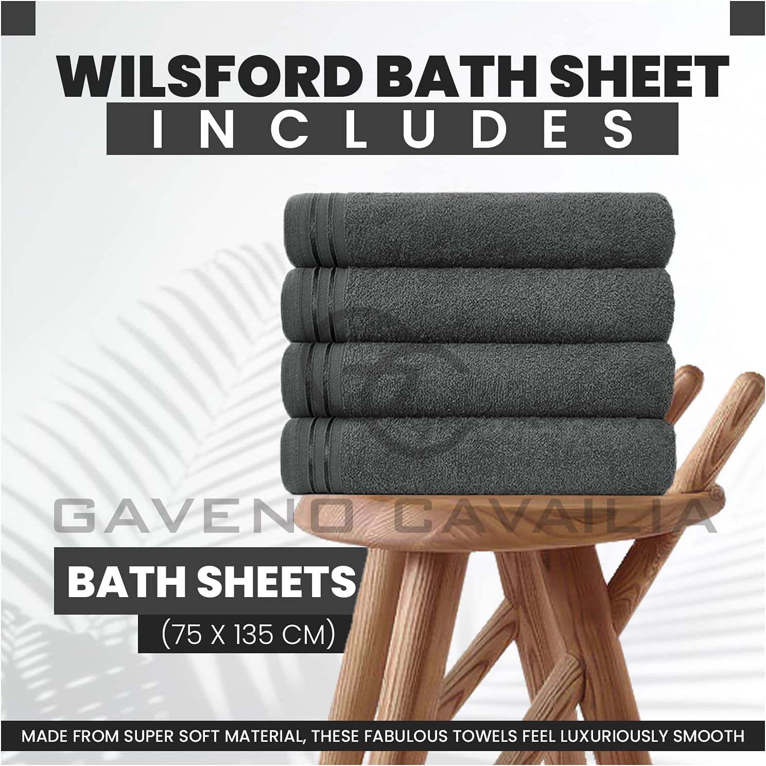 Thumbnail 2 de GC GAVENO CAVAILIA Bath Sheet 75x135 cm