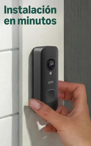 Detalle de Blink Videotimbre 2K+ con pilas: visión de cuerpo entero, audio mejorado y instalación sencilla