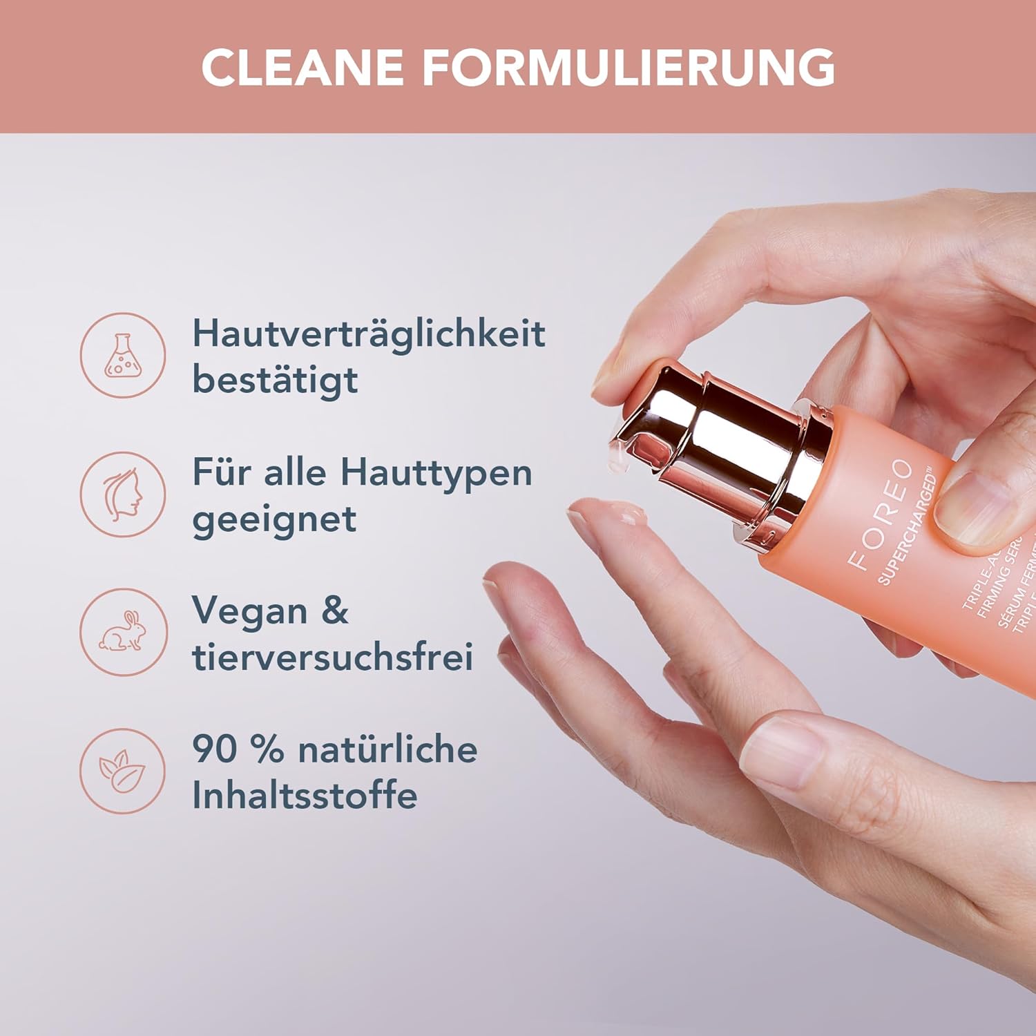 Thumbnail 5 de FOREO SUPERCHARGED Straffendes Serum mit Hyaluronsäure, Squalan und Dreifach-Wirkung