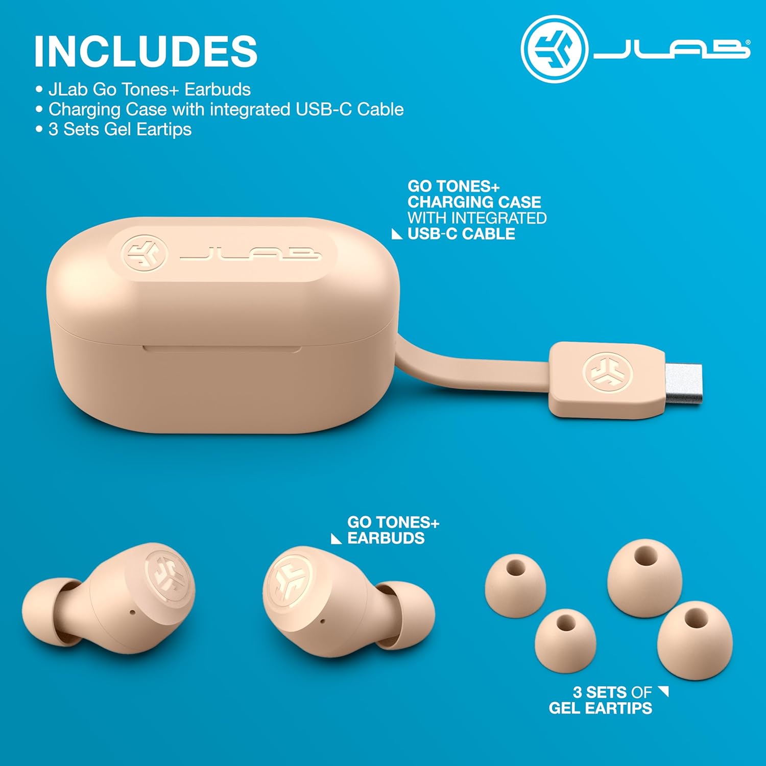Thumbnail 6 de JLab Go Air Pop+: auricolari Bluetooth in-ear compatti con autonomia estesa, IP55 e Dual Connect