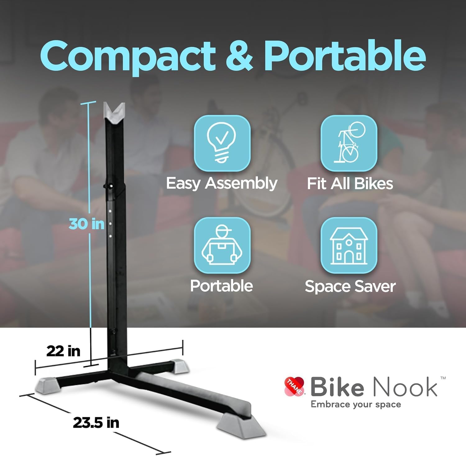 Thumbnail 7 de Bike Nook Soporte para Bicicleta, Ajustable y Espacioso