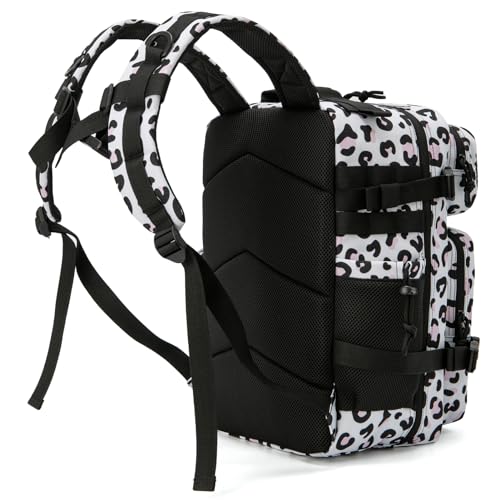Detalle de QT&QY Mochila táctica de 25 L con sistema MOLLE cortado a láser