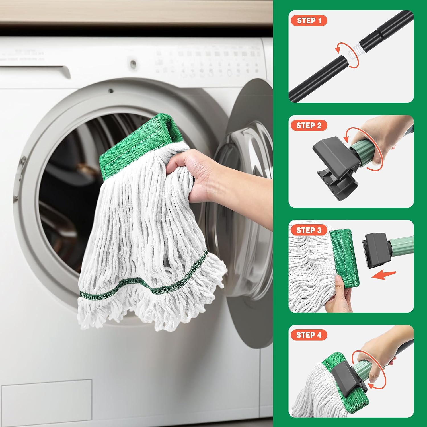 Thumbnail 5 de DALIPER 58in Heavy Duty Wet Mop
