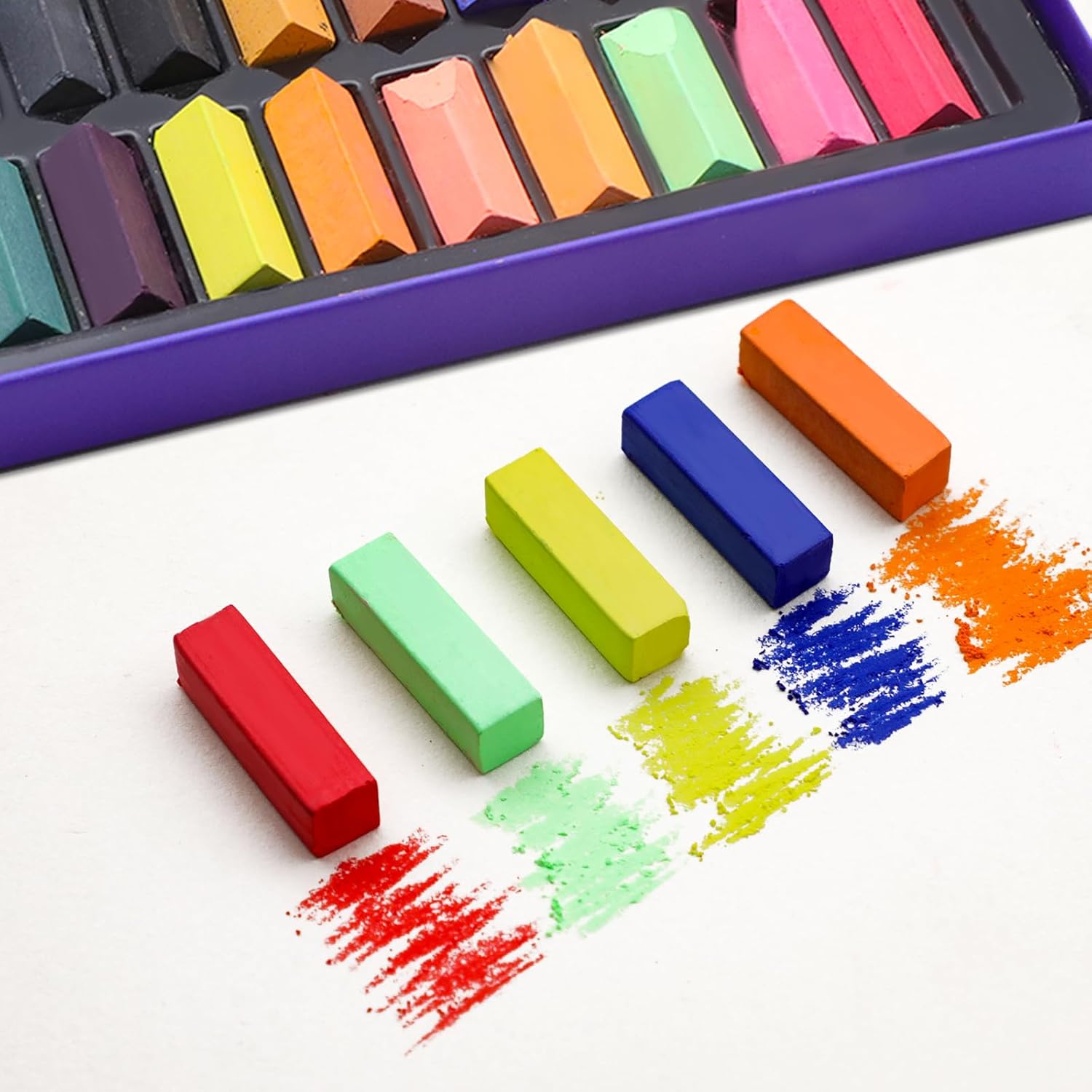 Thumbnail 2 de Artecho Pastellkreide 66er Premium Set – 64 Farben inklusive Schwarz & Weiß