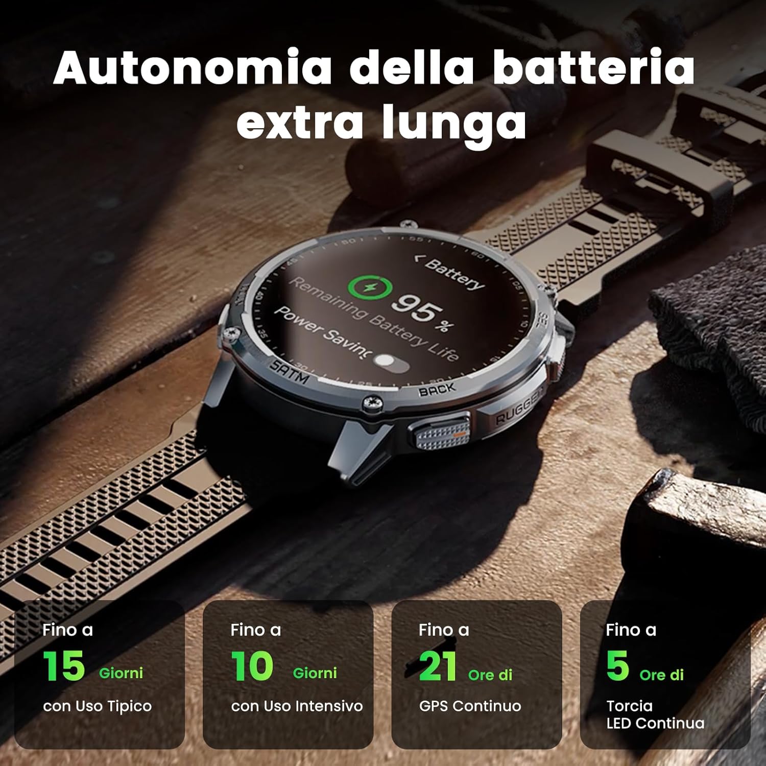 Thumbnail 3 de KOSPET Tank T4C Smartwatch GPS 1,5