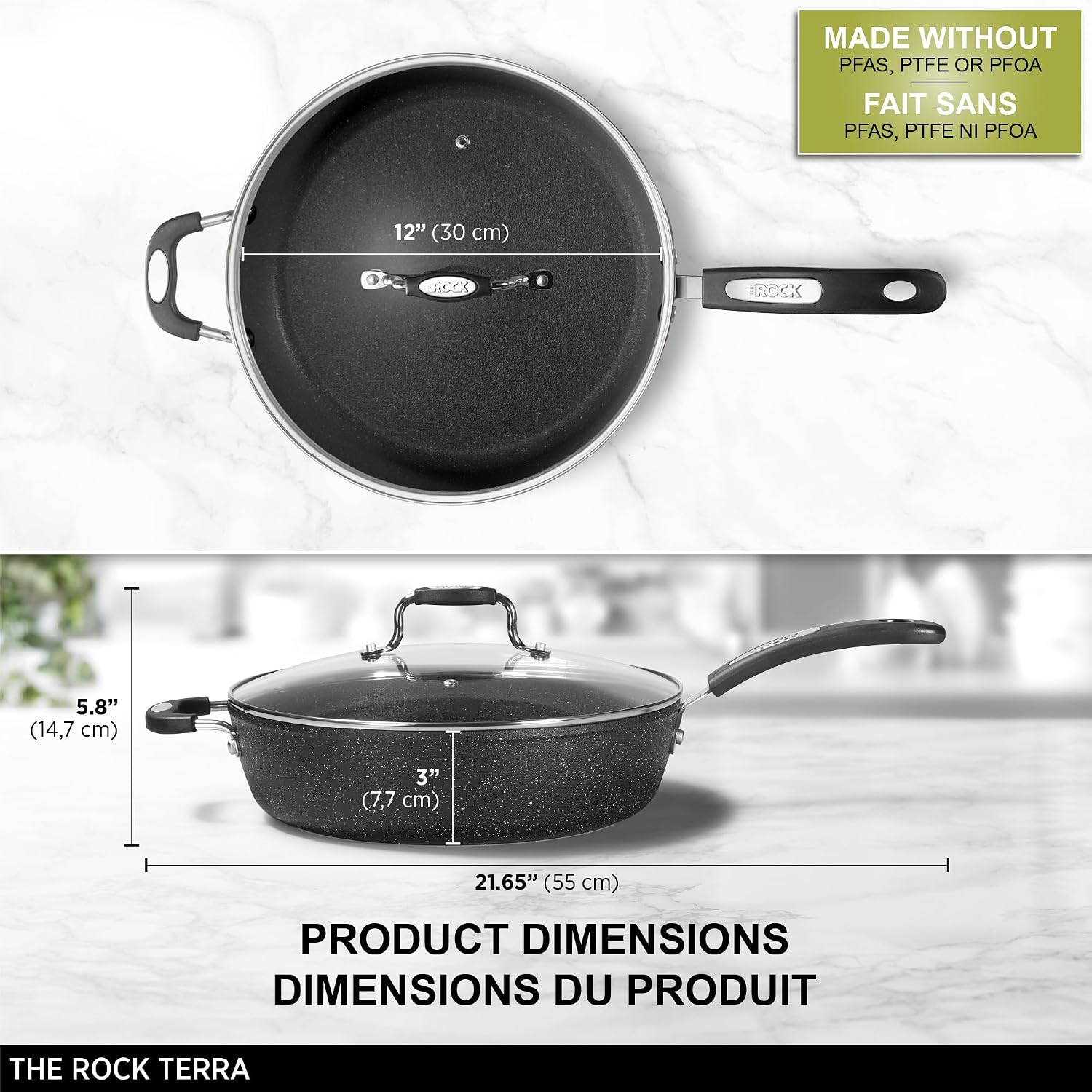 Thumbnail 5 de Starfrit Ceramic Deep Fry Pan 12-inch
