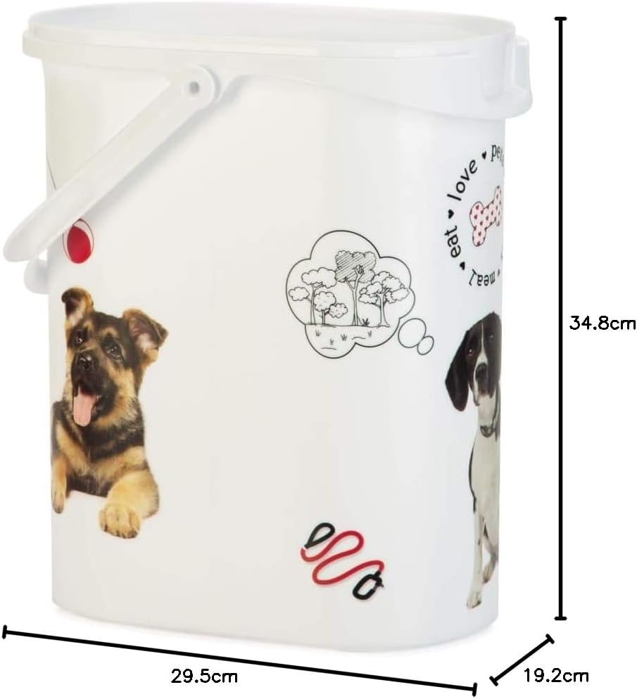 Thumbnail 6 de Curver Hundefutterbehälter 10L – Luftdicht, kompakt, mit Hundemotiv