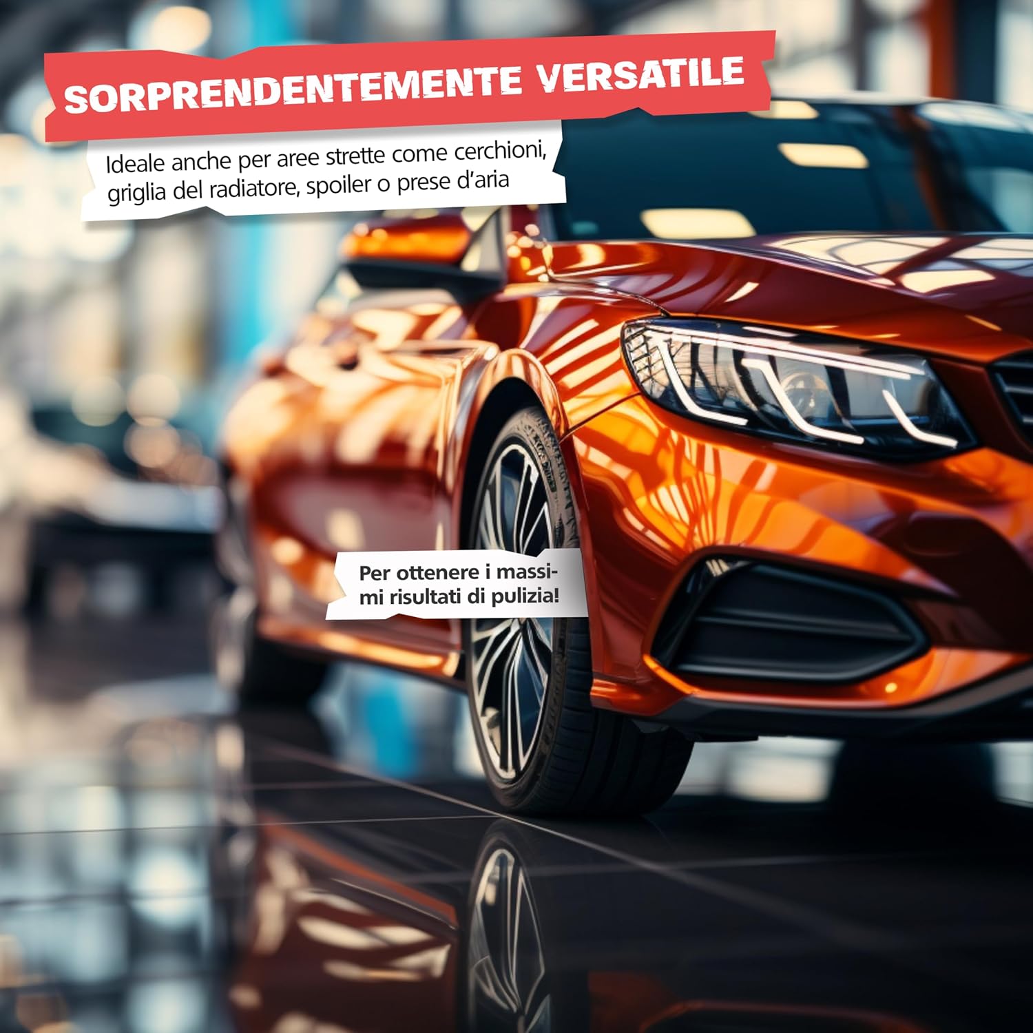 Detalle de SPRINGER ZX1000: Guanto per autolavaggio in microfibra anti-graffio, molto assorbente e versatile