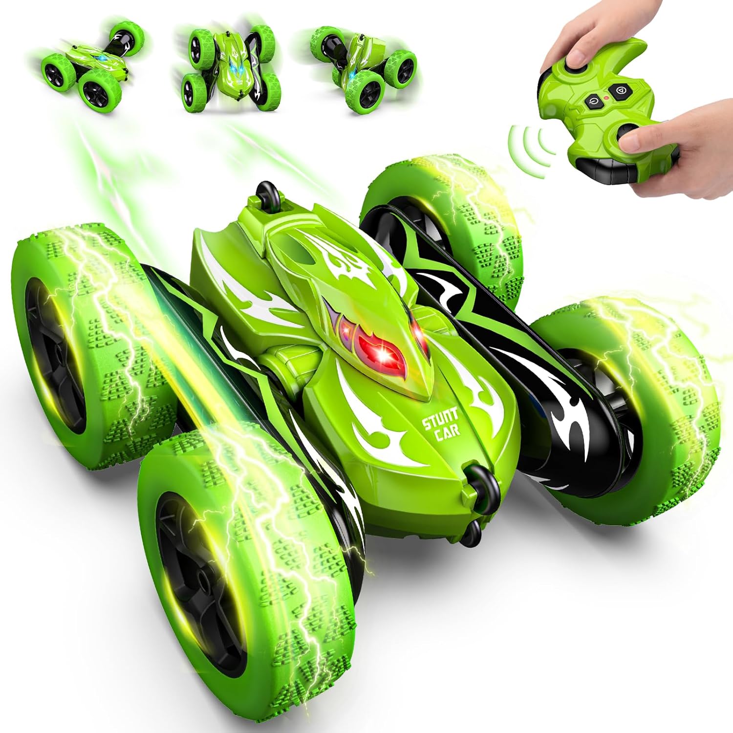 Dreamlandia Macchina Telecomandata per Bambini – RC Auto 2,4 GHz con acrobazie 360°