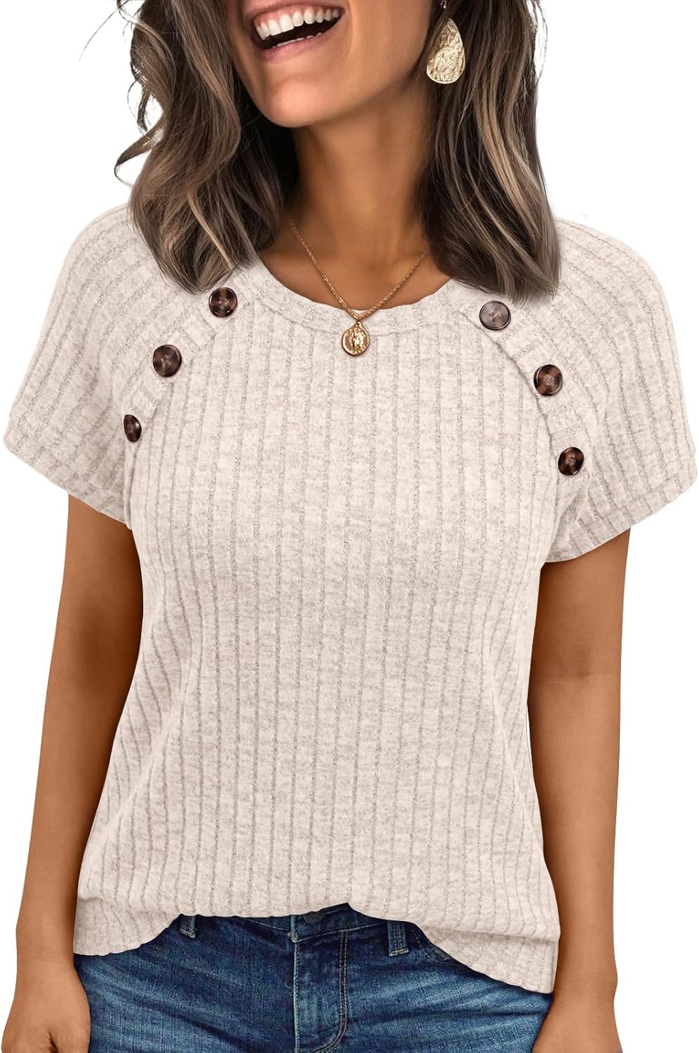 Detalle de AUTOMET 2026 Short Sleeve Women's Blouse