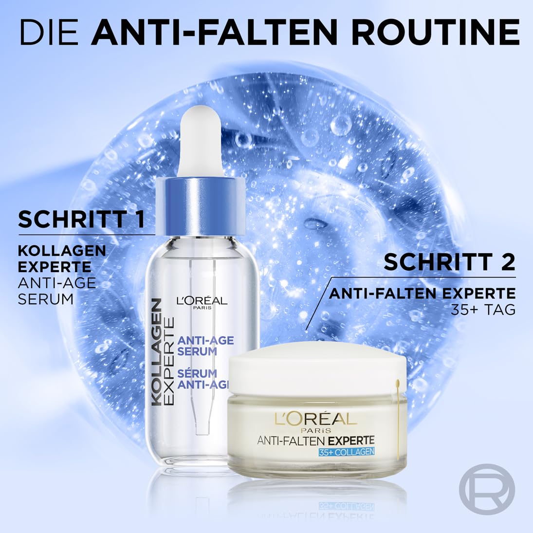 Detalle 2 de L’Oréal Paris Anti-Age Serum Collagen Experte mit Glycerin & Vitamin C (30 ml)