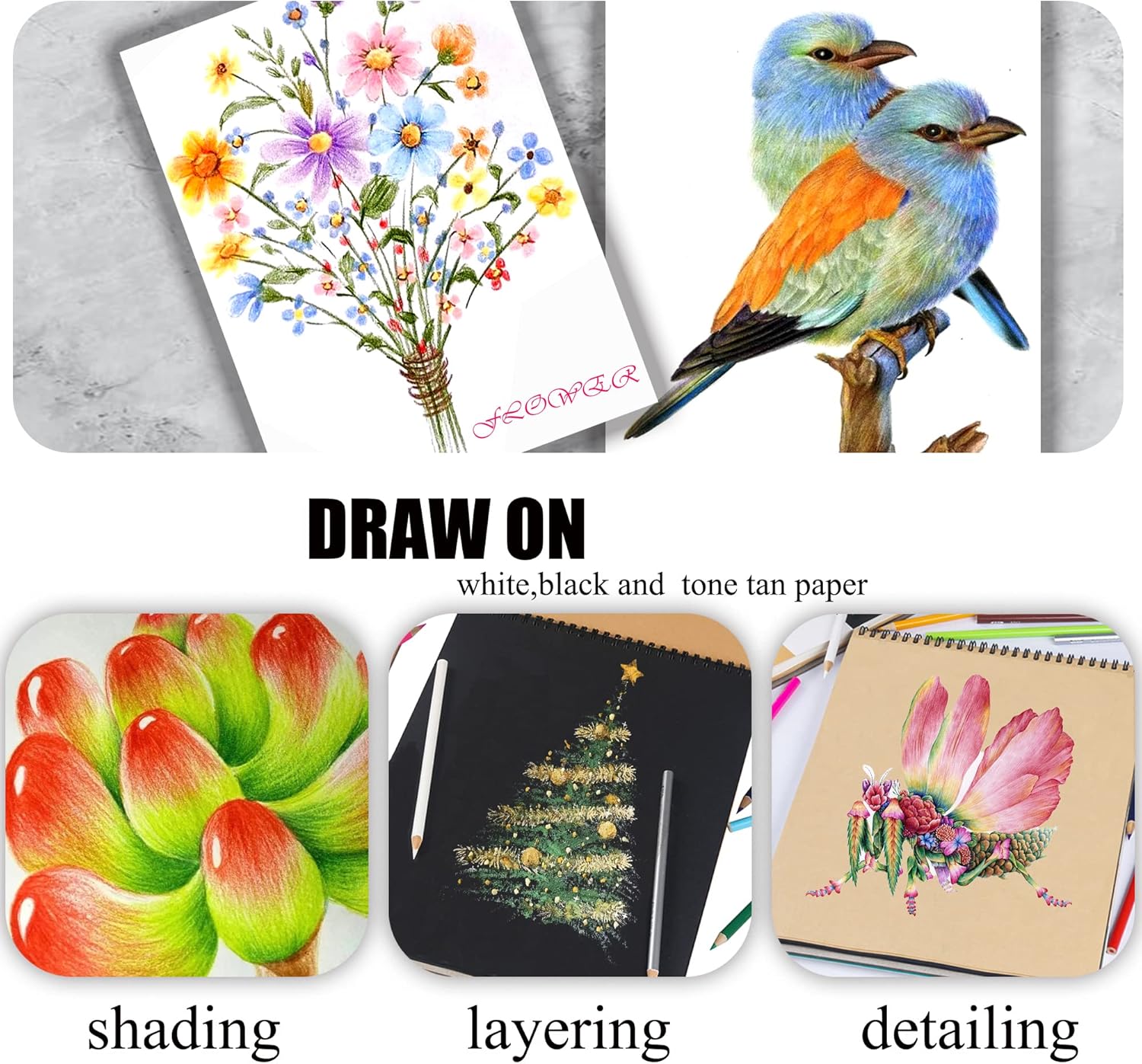 Thumbnail 4 de KALOUR Colouring Pencils 72-set for blending 🎨