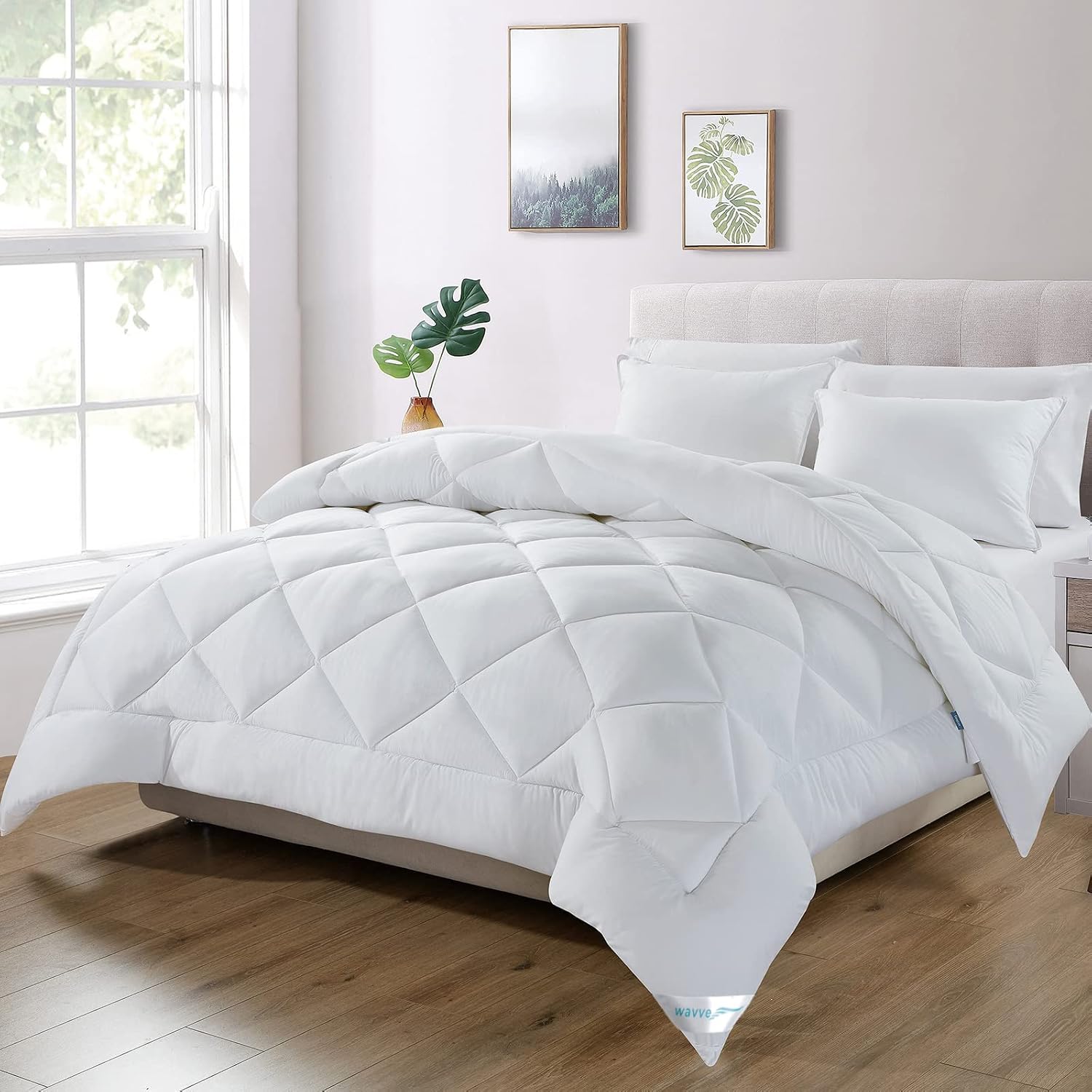 Detalle de WAVVE Decke 200x220 Bettdecke 4 Jahreszeiten