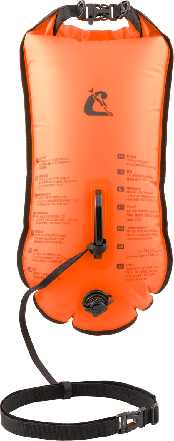 Thumbnail 1 de CRESSI Glide Swim Buoy - Boa di Segnalazione Gonfiabile, Visibilità Elevata e Tasche Stagne per Nuotatori e Triatleti