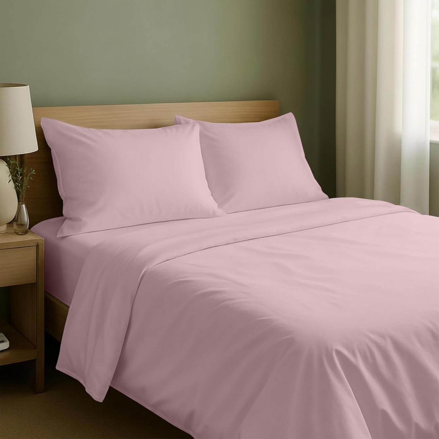 Detalle de California Design Den King Size Sheets Set 4-Piece