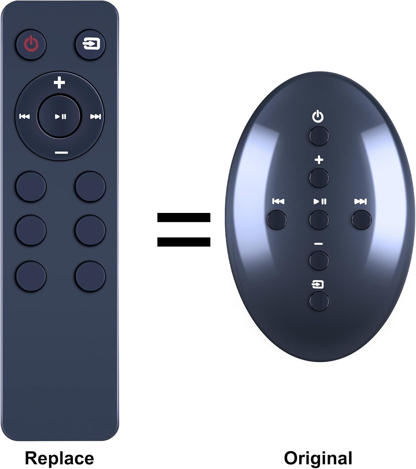 Detalle 2 de TCNOUMT replacement remote control for B&W Bowers & Wilkins MM1 active multimedia speaker