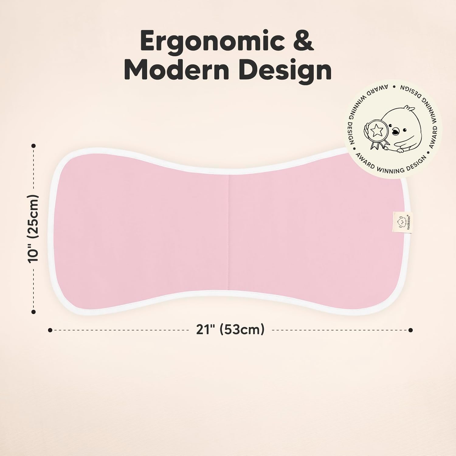 Detalle 2 de Organic Burp Cloths 5-Pack